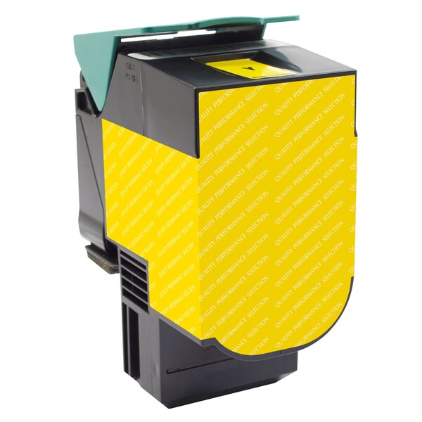 Cig Clover Imaging Remanufactured High Yield Yellow Toner Cartridge for Lexmark CS417/CS517 201462 - main
